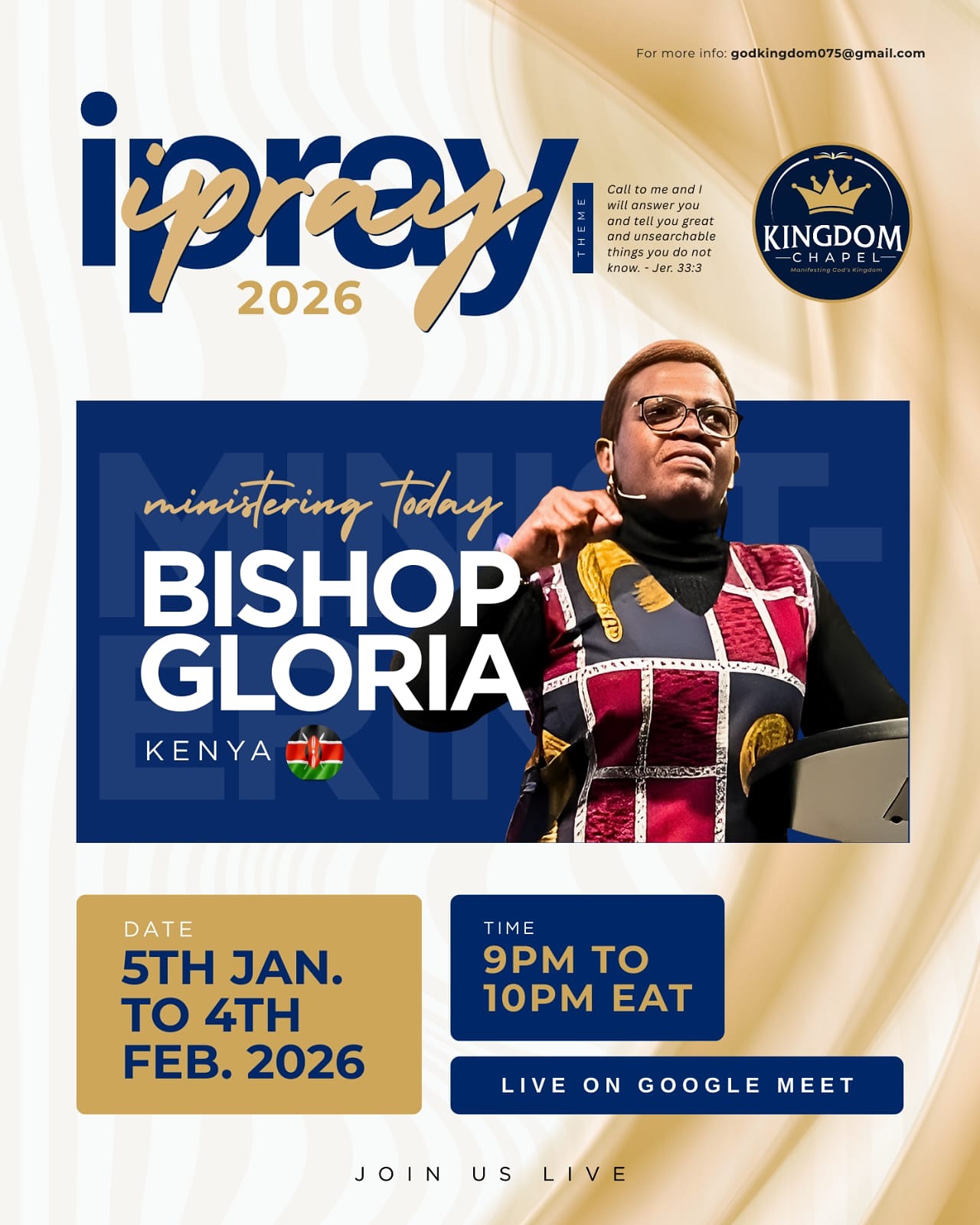I pray poster